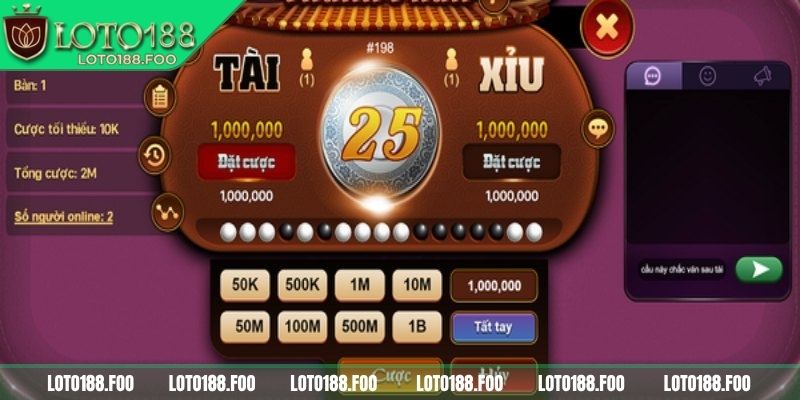 Tài Xỉu Loto188 - Cơ Hội Đổi Đời Chưa Bao Giờ Lớn Đến Vậy 1 Tổng quan game tài xỉu Loto188